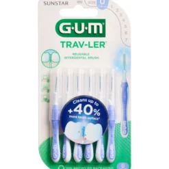 GUM TRAV-LER MELLEMRUMSBØRSTE (0,6 MM)