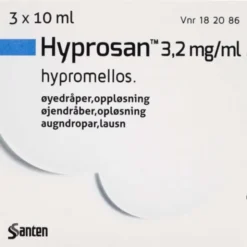 HYPROSAN 3*10 ML ØJENDRÅBER