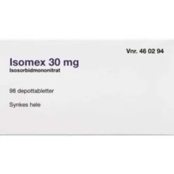 ISOMEX 30 MG 98 TABLETTER