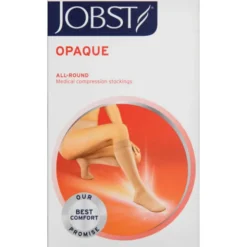 JOBST OPAQUE KOMPRESSIONS KNÆSTRØMPER (L/NATURAL)