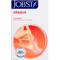 JOBST OPAQUE KOMPRESSIONS KNÆSTRØMPER (L/SORT)