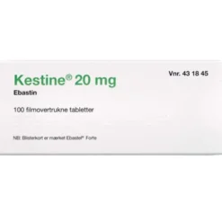 KESTINE 20 MG (2C4) 100 STK