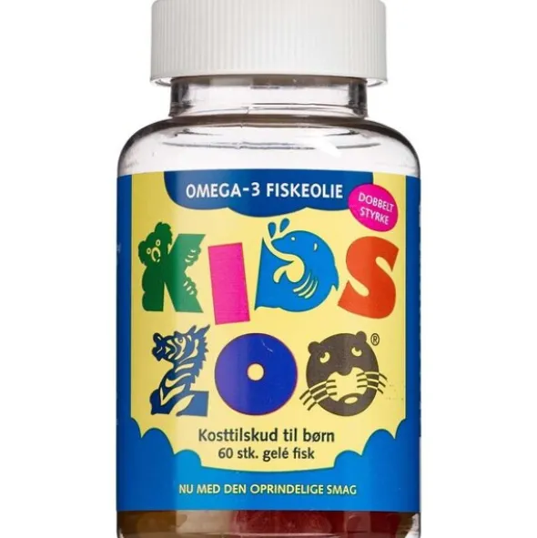 KIDS ZOO OMEGA-3 FISKEOLIE GELÉ FISK