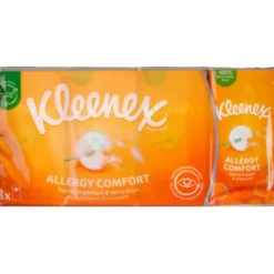KLEENEX ALLERGY COMFORT PAPIRSERVIETTER (LOMMEPAKKER)