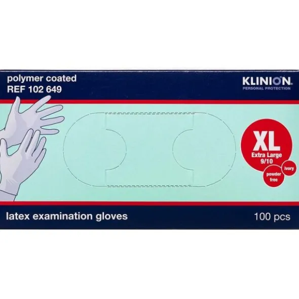 KLINION PROTECTION LATEX HANDSKER (XL/PUDDERFRI)