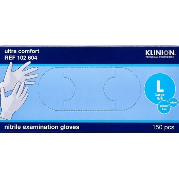 KLINION PROTECTION NITRILE HANDSKER (L-PUDDERFRI)