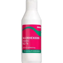 KLORHEXIDIN OPLØSNING 0,2% (250 ML)