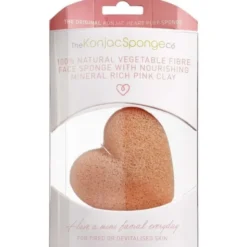 KONJAC SPONGE FACE (PINK/HJERTE)