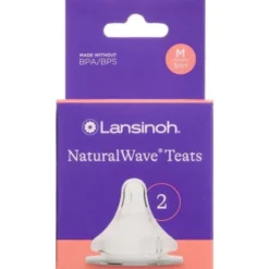 LANSINOH NATURALWAVE FLASKESUT (MEDIUM FLOW)