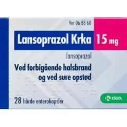 LANSOPRAZOL KRKA 15 MG 28 STK
