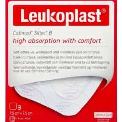 LEUKOPLAST CUTIMED SILTEC BORDER (7,5 X 7,5 CM)
