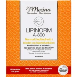LIPINORM A-800 TABLETTER (180 STK.)