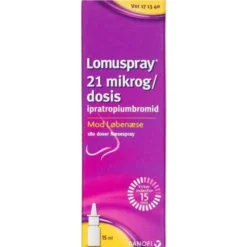 LOMUSPRAY NÆSESPRAY 180 DOSER