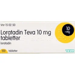 LORATADIN "TEVA" 10 MG 100 STK