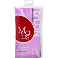 MABS NYLON MAMA STRØMPEBUKS (SORT/XL)