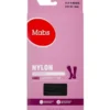 MABS NYLON WIDE KNÆSTRØMPER (SORT/M)