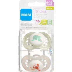 MAM ORIGINAL SILIKONE SUT (6M+)