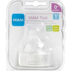 MAM SILK TEAT FLASKESUT (STR. 1 TIL MÆLK)