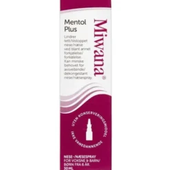 MIWANA NÆSESPRAY MENTOL PLUS