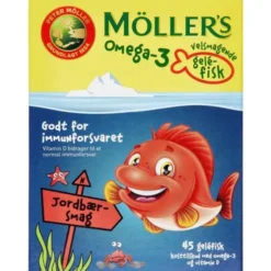 MÖLLERS OMEGA-3 FISK (JORDBÆR)