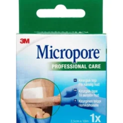3M MICROPORE PAPIRTAPE (BEIGE/2,5 CM)