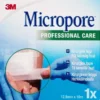 3M MICROPORE PAPIRTAPE (HVID, 1,25 CM)