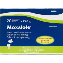 MOXALOLE PULVERE TIL ORAL OPLØSNING 20 STK
