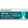 MUCOLYSIN 600 MG SKOVBÆR 10 STK