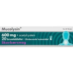 MUCOLYSIN 600 MG SKOVBÆR 20 STK