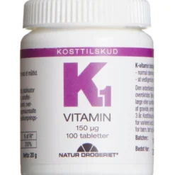 NATURDROGERIETS K1-VITAMIN TABLETTER