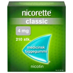 NICORETTE CLASSIC 4 MG 210 STK