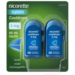 NICORETTE COOLDROPS 2 MG 4 * 20 STK
