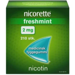 NICORETTE FRESHMINT 2 MG 210 STK