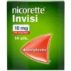 NICORETTE INVISI PLASTER 10MG 14 STK