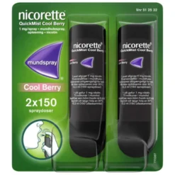 NICORETTE QUICKMIST COOL BERRY 2 * 150 DOSER