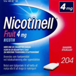 NICOTINELL FRUIT 4 MG 204 STK