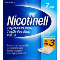 NICOTINELL 7 MG/24 TIMER 7 STK