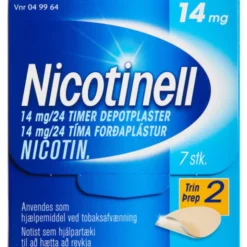 NICOTINELL 14 MG/24 TIMER 7 STK