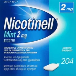 NICOTINELL MINT 2 MG 204 STK