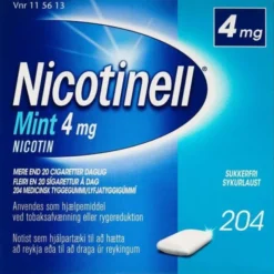 NICOTINELL MINT 4 MG 204 STK