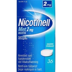 NICOTINELL MINT 2 MG 36 STK