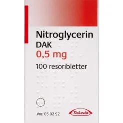 NITROGLYCERIN "DAK" 0,5 MG 100 STK