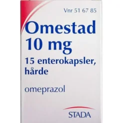 OMESTAD 10 MG 15 STK