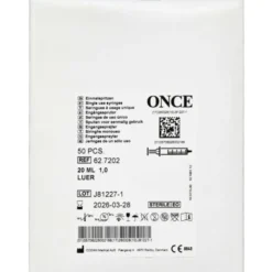 ONCE LUER SPRØJTE (20 ML)