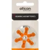 OTICON ZINC AIR BATTERIER 6 STK. (+13)