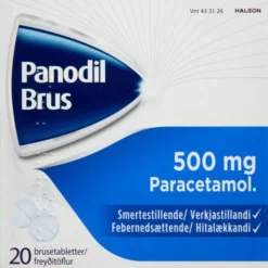 PANODIL BRUS 500 MG 20 STK