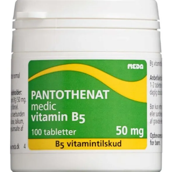 PANTOTHENAT VITAMIN B5 TABLETTER