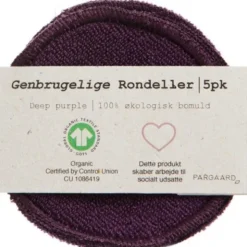 PARGAARD GENBRUGELIGE RONDELLER (DYB LILLA)