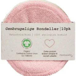 PARGAARD GENBRUGELIGE RONDELLER (NATURHVID/ROSA)
