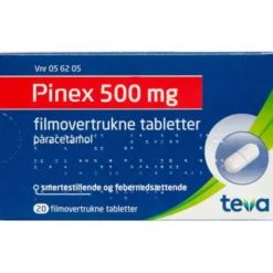 PINEX 500 MG 20 STK